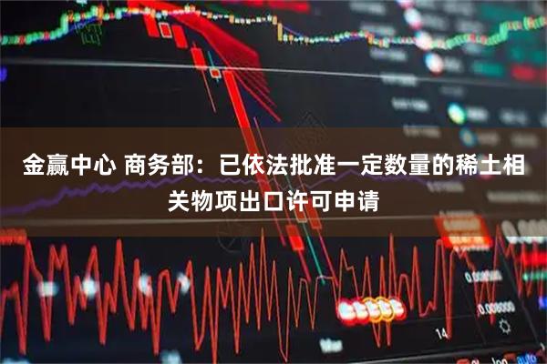 金赢中心 商务部：已依法批准一定数量的稀土相关物项出口许可申请